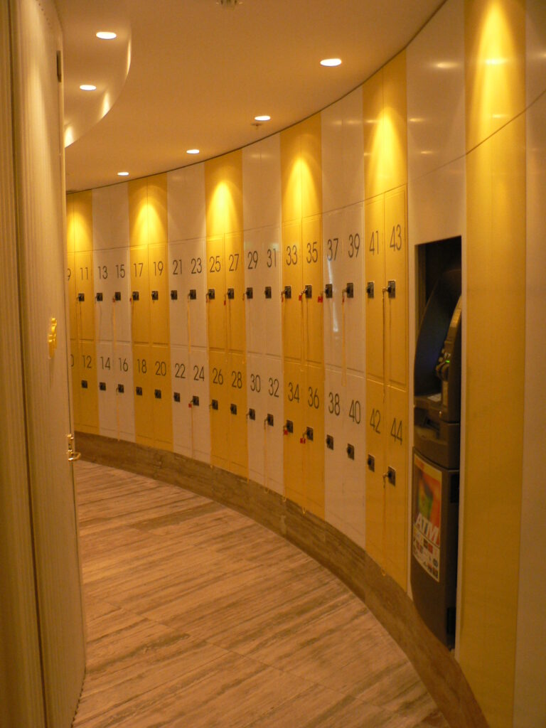 Coin Operated Lockers – The Ivy, Sydney